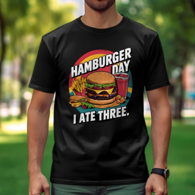 Camiseta La hamburguesa ensordecedora con los Fries Dorados (Subido por el creador)