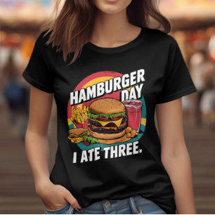Camiseta La hamburguesa ensordecedora con los Fries Dorados