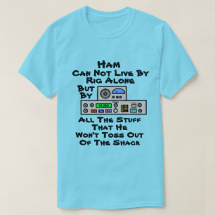 Camiseta La hamburguesa no puede vivir solo de la parrilla 