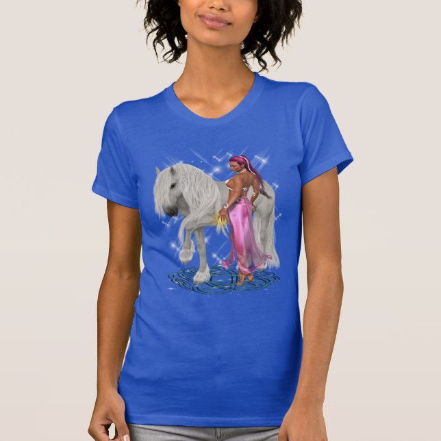 Camiseta La hechicería y el Stallion Blanco. (Anverso)