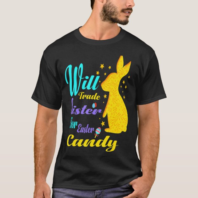 Camiseta ¿La hermana del comercio por Pascua Candy? (Anverso)