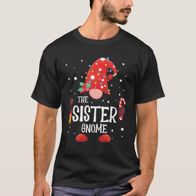 Camiseta La hermana Gnome Navidades familiares coincidentes (Anverso)