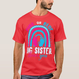 Camiseta La hermana grande rosa o azul te ama el género rev