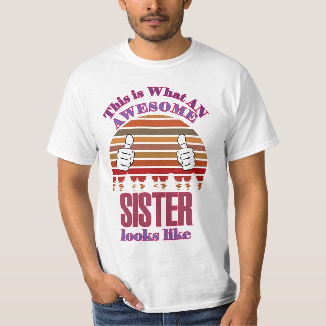 Camiseta la hermana parece (Anverso)