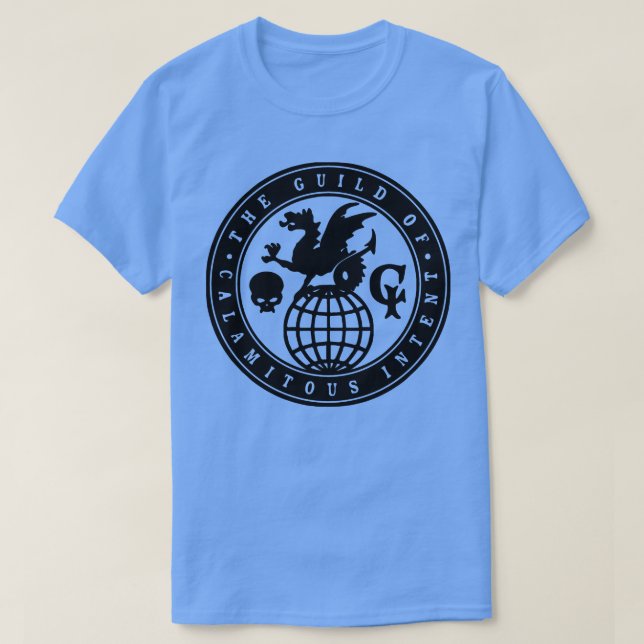 Camiseta La hermandad de la intención calamitosa (Diseño del anverso)