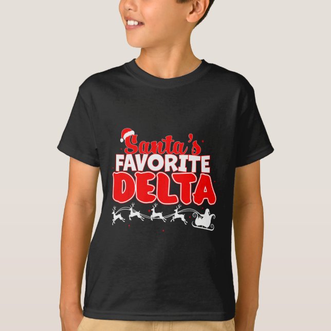 Camiseta La hermandad de Navidades del Delta favorito de Sa (Anverso)