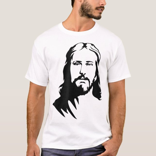 Camiseta La Hermosa Cara De Jesucristo Cristiano F (Anverso)