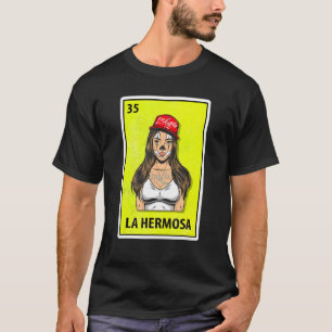 Camiseta La Hermosa Lotería de Parodias Mexicanas