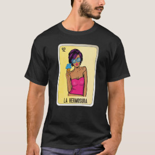 Camiseta La Hermosura Tarjetas de Bingo de argot mexicano
