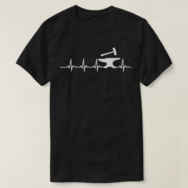 Camiseta La herrería, mi latido cardíaco, es el Blacksm del (Diseño del anverso)