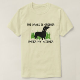 Camiseta La hierba es más verde bajo mi visera