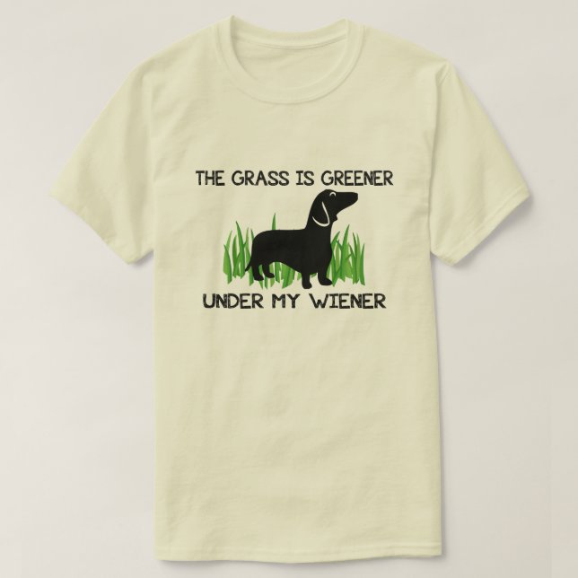 Camiseta La hierba es más verde bajo mi visera (Diseño del anverso)