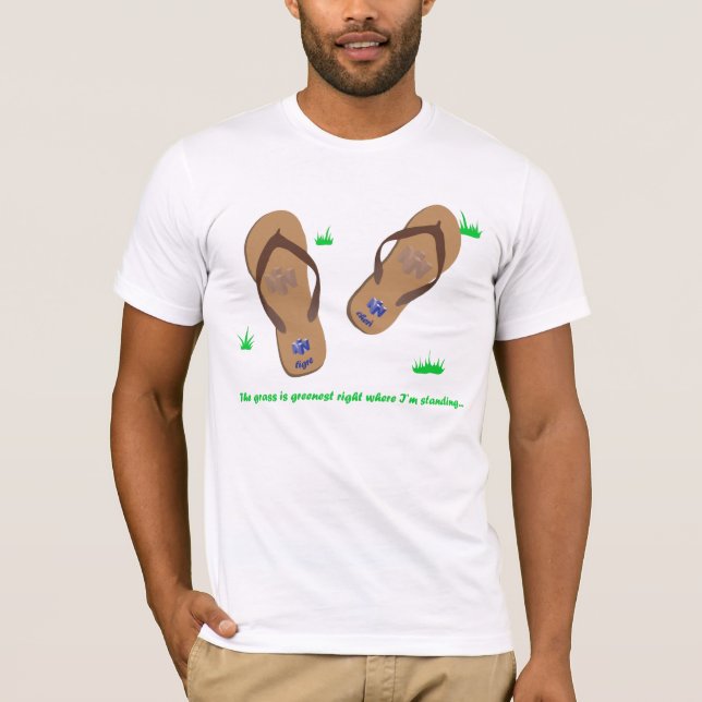 Camiseta La hierba más verde (Anverso)