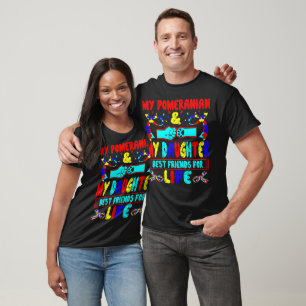 Camiseta La hija de Pomerania: el regalo de autismo de los