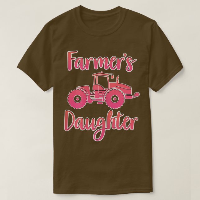Camiseta La hija de una agricultora Chica Tractor Lover (Diseño del anverso)