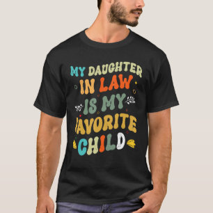 Camiseta La Hija Es Mi Retro De Vintage Infantil Favorito