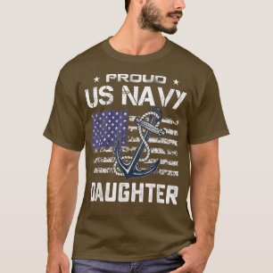 Camiseta La hija orgullosa de los EE.UU. Na vy Daughter Ve