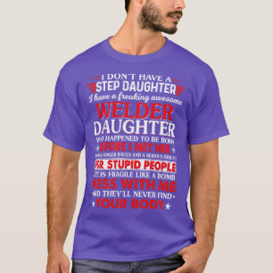 Camiseta La Hija Soldado Que Ocurrió Orgullosa Soldadura A 