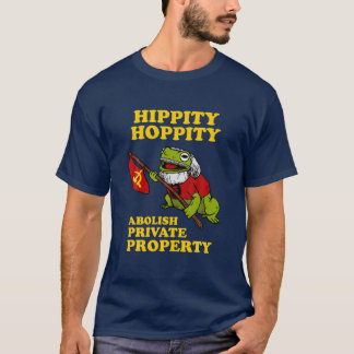 Camiseta La hipocresía de la hipocresía abolió la propiedad