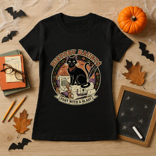 Camiseta La historia de Halloween del profesor ronda el gat