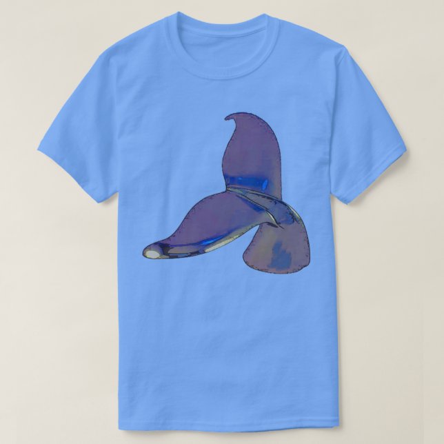 Camiseta La historia de la ballena (Diseño del anverso)