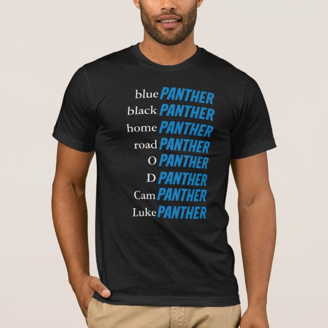 Camiseta La historia de la pantera (Anverso)