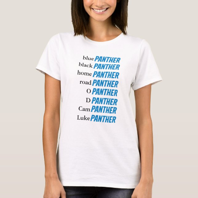 Camiseta La historia de una pantera (Anverso)