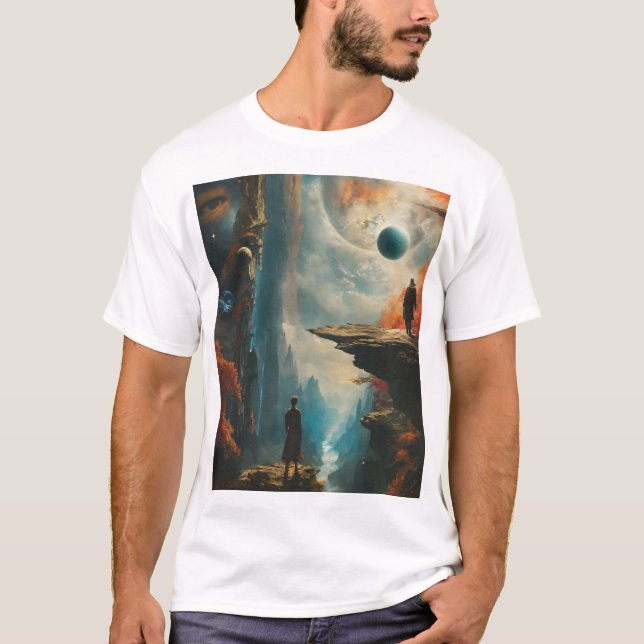 Camiseta La historia del Explorador cósmico (Anverso)