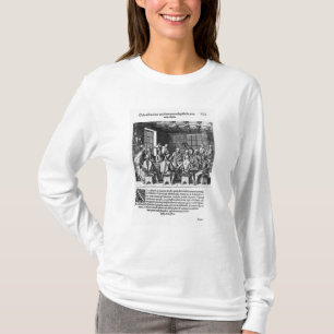 Camiseta La historia del huevo de Cristóbal Colón