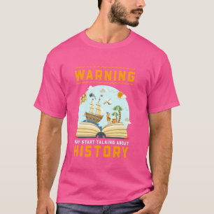 Camiseta La historia divertida, la advertencia de errores p