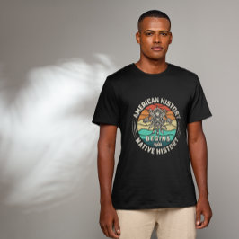 Camiseta La historia estadounidense comienza con la histori