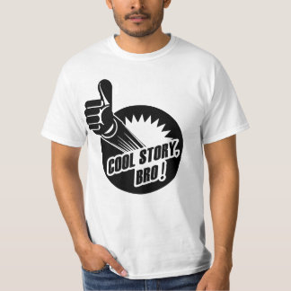 Camiseta La historia fresca Bro manosea con los dedos para