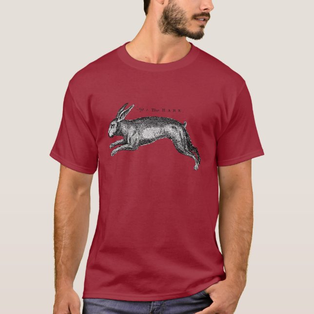 Camiseta La historia natural antigua es el arte de la liebr (Anverso)