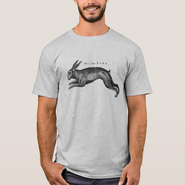 Camiseta La historia natural antigua es el arte de la liebr (Anverso)
