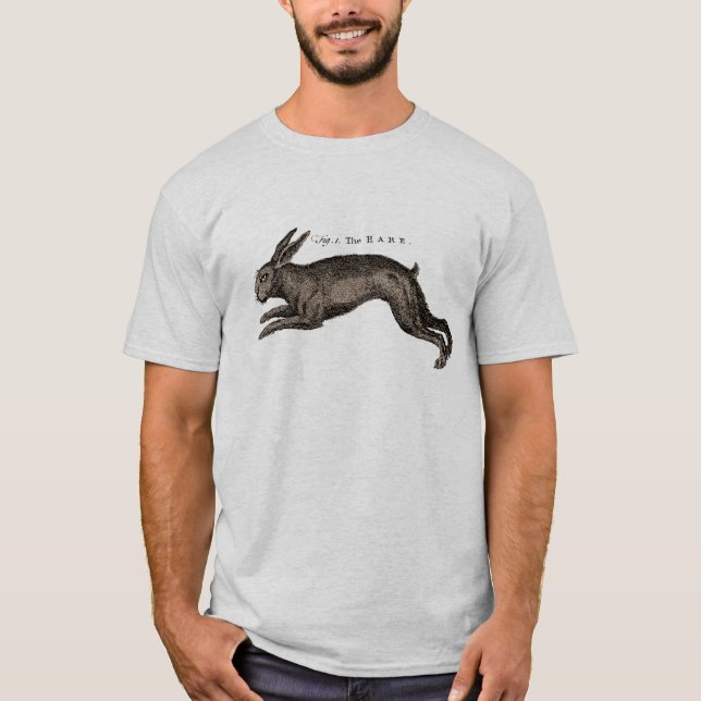 Camiseta La historia natural antigua es el arte de la liebr (Anverso)