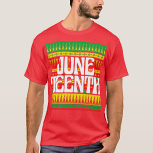 Camiseta La historia negra afroamericana Libertad para EE.U