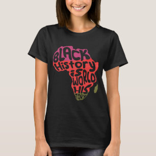 Camiseta La historia negra de África es historia mundial af