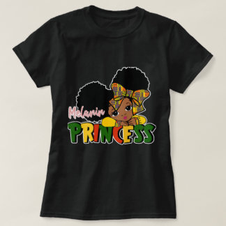 Camiseta La historia negra de la princesa de Melanin