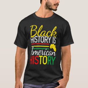 Camiseta La Historia Negra Es Ciencias Políticas De La Hist