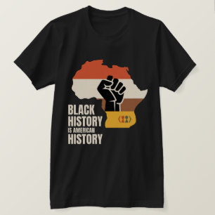 Camiseta La historia negra es cultura patrimonio historia a