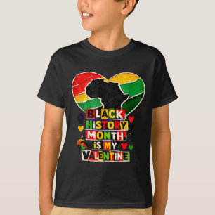 Camiseta La historia negra es el orgullo de mi corazón afro