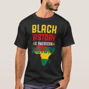 Camiseta La Historia Negra Es Historia Estadounidense Blm H