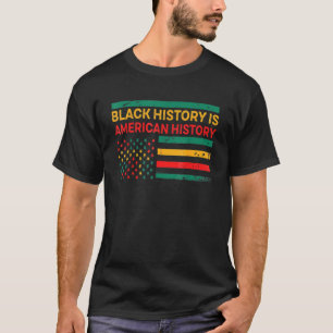 Camiseta La Historia Negra Es Historia Estadounidense Histo