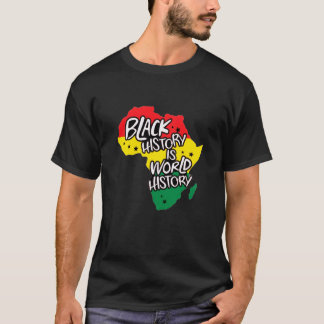 Camiseta La historia negra es historia mundial