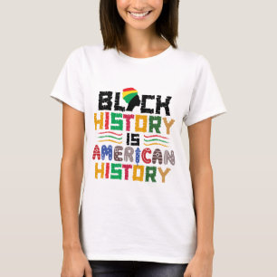 Camiseta La historia negra es la historia americana