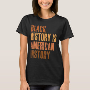 Camiseta La historia negra es la historia americana BHM Mel