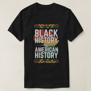 Camiseta La historia negra es la historia americana Diseño