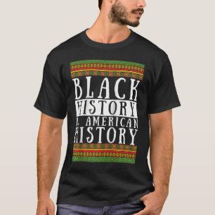 Camiseta La historia negra es la historia americana USA Afr