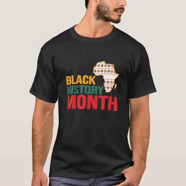 Camiseta La historia negra es la historia de los norteameri (Anverso)