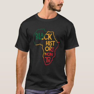 Camiseta La historia negra es la historia estadounidense co